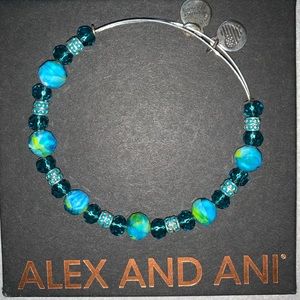 Alex and Ani Beaded Bangle